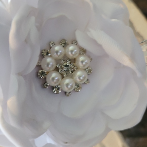 Dog Collar White Fun and Fancy Wedding Formal - Picture 5 of 8